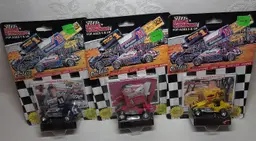 Lot of 3 Racing Champions 1993 World of Outlaws 1/64 Die Cast