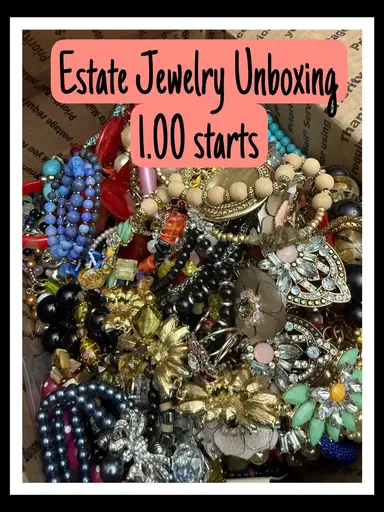 Estate Jewelry Unboxing - 1.00 SB Beads Stones