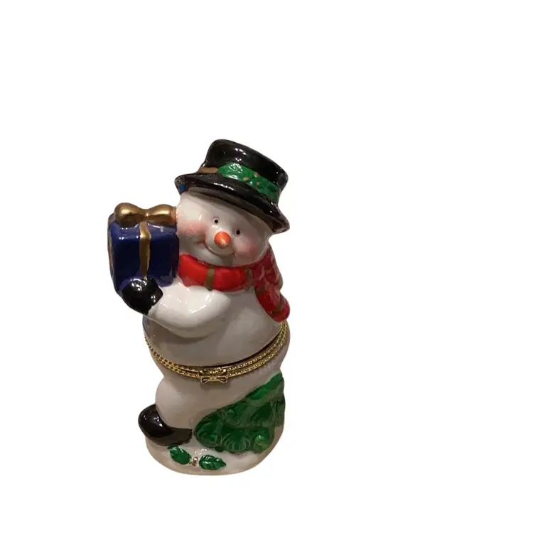 Snowman Trinket Box
