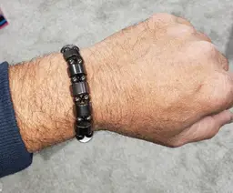 $12 Unisex "Hematite" Healing Bracelet