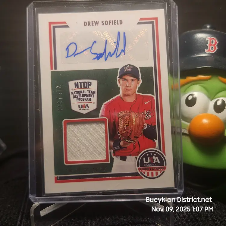 2022 Panini USA Relic Auto - Drew Sofield Auburn University 215/399
