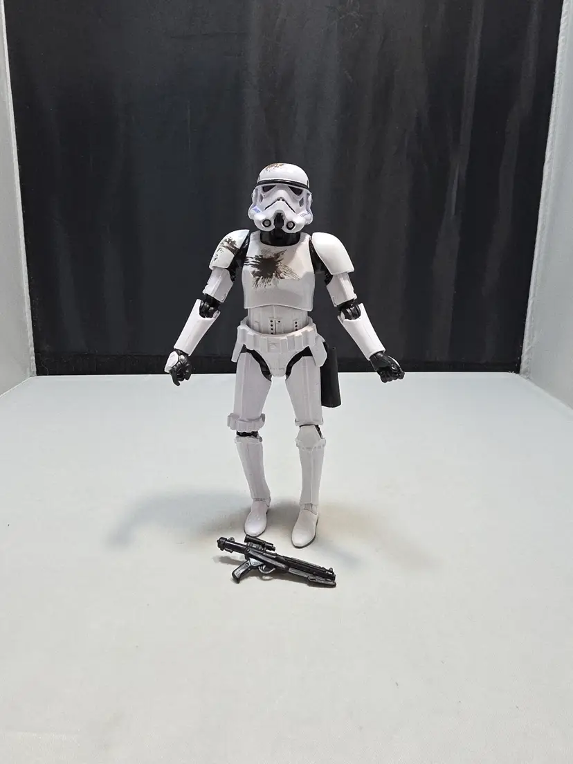 Star Wars The Black Series Battle Damaged Storm Trooper Loose/ Incomplete (AB)
