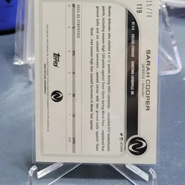 023 Topps Athletes Unlimited Base Independence Day #119 Sarah Cooper /76