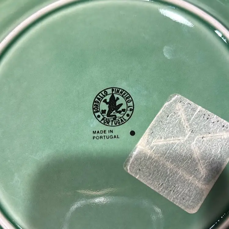 Set of 3 Bordallo Pinnhero Rabbit Carrot Green Salad Plates - NWT - 8” Diameter