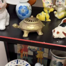 Brass Incense Turtle