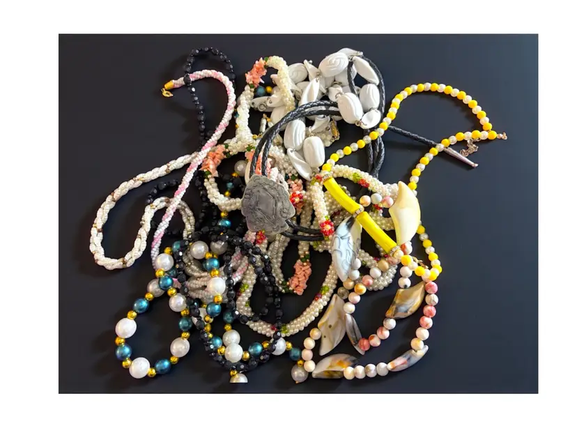 Lot Of 9 Variety Necklaces & 1 Western Style Bolo