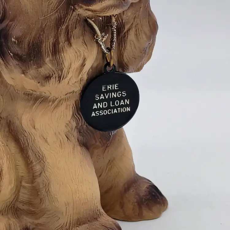 Vtg Bank Promo Cocker Spaniel, Dated