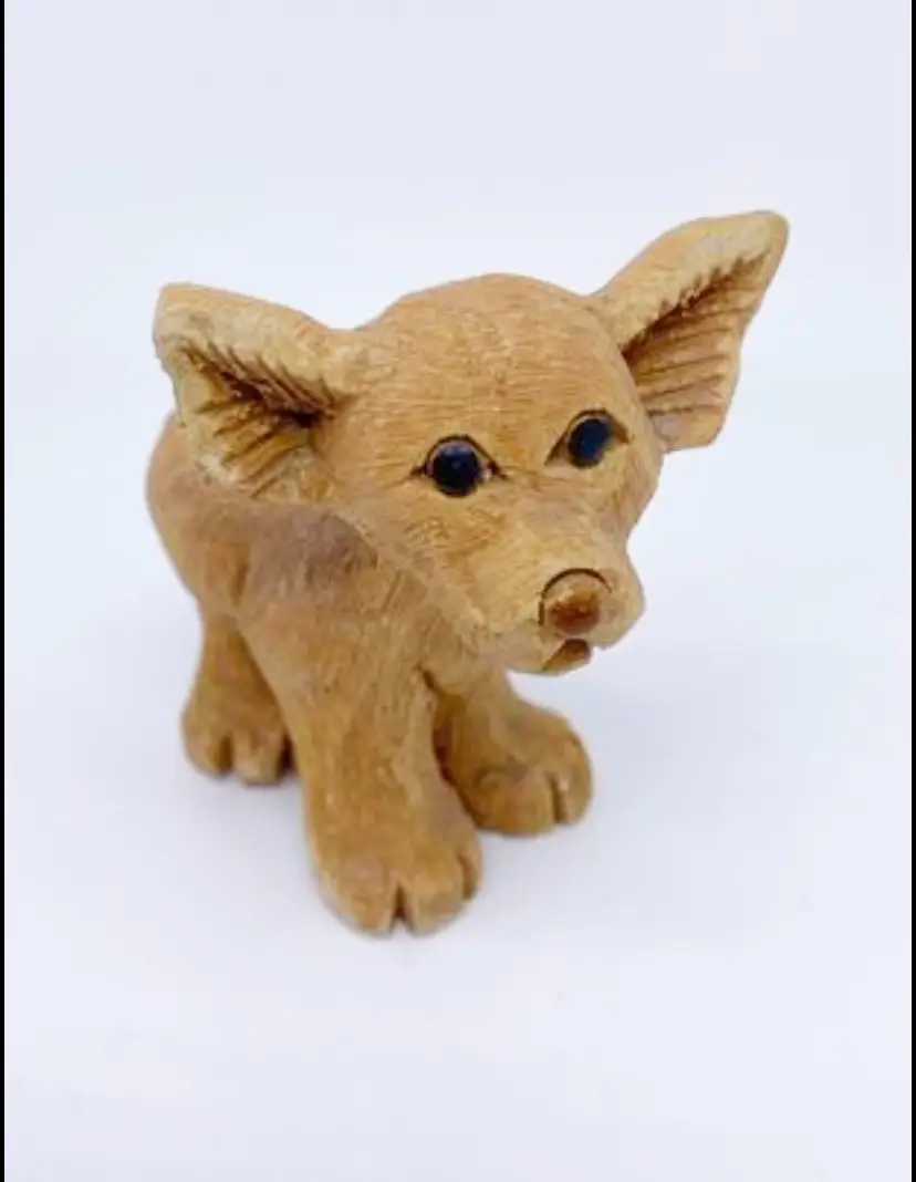 Artesian Torreón lion cub figurine- signed