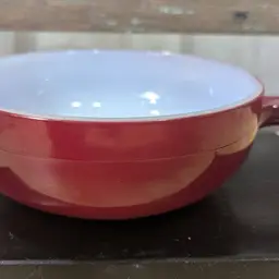 VTG USA GLASBAKE J-2057 SOUP BOWL(Brown)