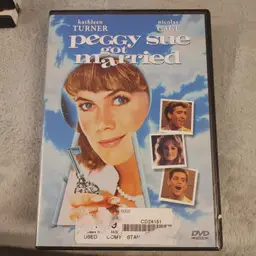 DVD. Peggy Sue Got Married. Kathleen Turner and Nicolas Cage. Used.