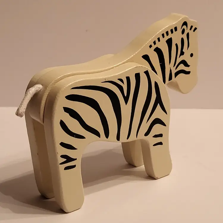 EverEarth Zebra Bamboo Encourage Creativity Robust Durable 5x1.37x4.13 inches