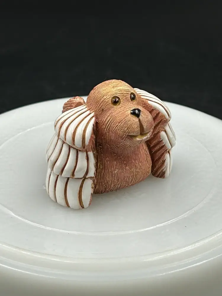 Artesania Rinconada Cocker Spaniel Puppy Dog Figurine Uruguay
