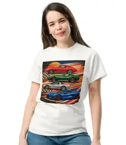 Corvette Generations Graphic T-Shirt – Classic to Modern Vette Art Tee
