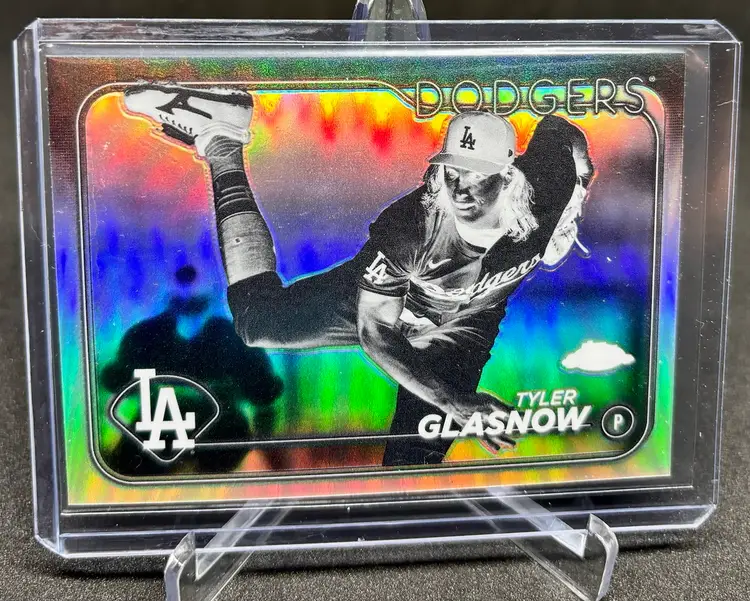 Tyler Glasgow 2024 Topps Chrome Negative Refractor
Los Angeles Dodgers