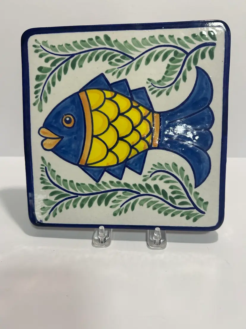 Hand Pained Fish Trivet