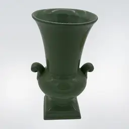 Vase Urn - Abingdon #563 Green MCM 9” x 5”