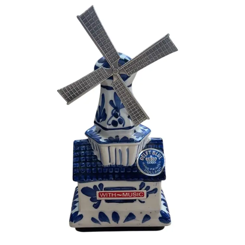 Elesva Holland Delft Blue Music Windmill