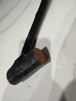 Vintage Irish Shillelagh Hanging Club Cudgel Blackthorn Wood Shamrock