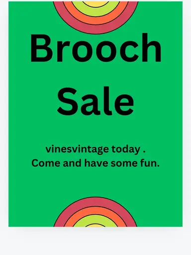 Brooches with vinesvintage 