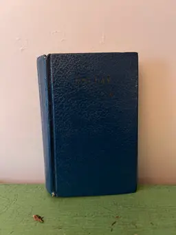 1989 Al-Anon Book- One Day at a Time. Alcoholics Anonymous AA Blue Hard Cover.