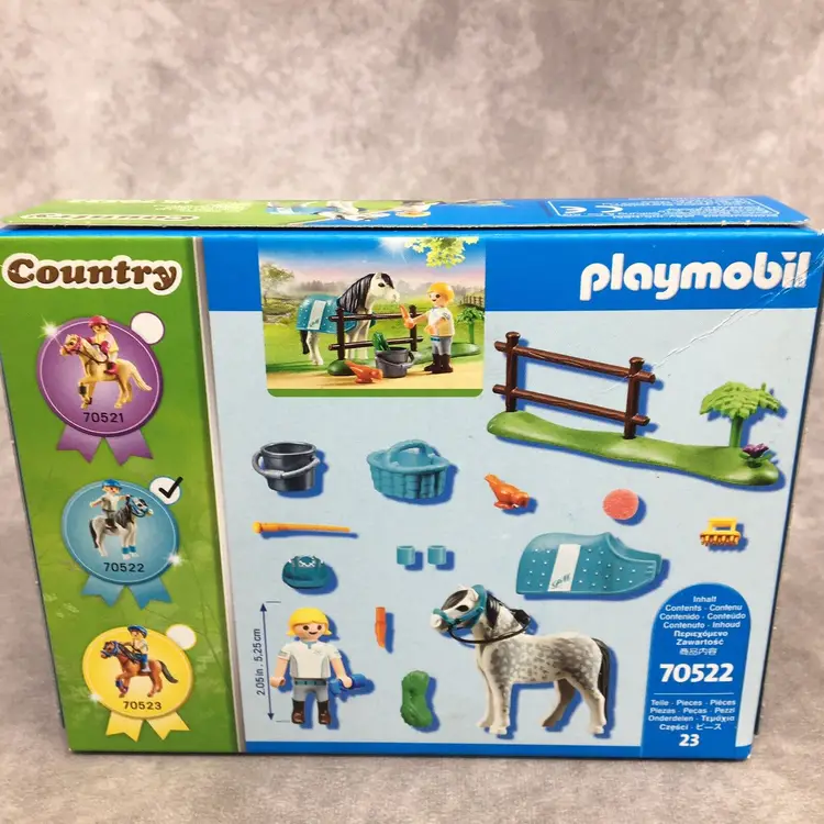 Playmobil Country Blond Child w/Pony Set 70522