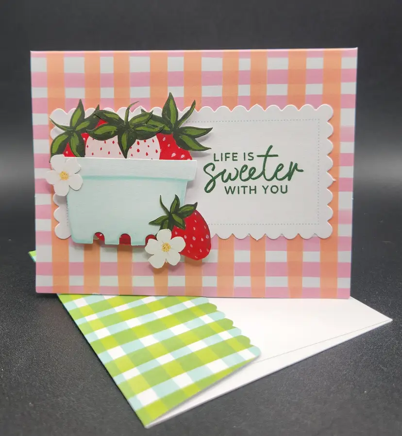 Strawberry Greeting Kit Card