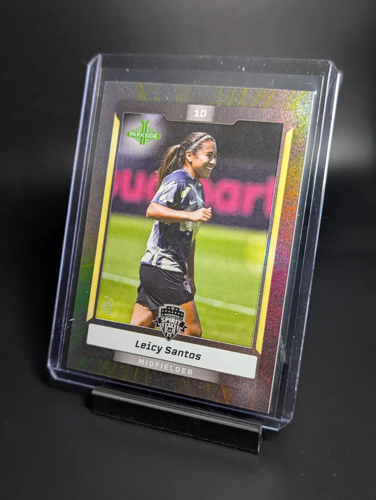 2025 Parkside NWSL Vol 1 Shimmer /100 Leicy Santos Washington Spirit