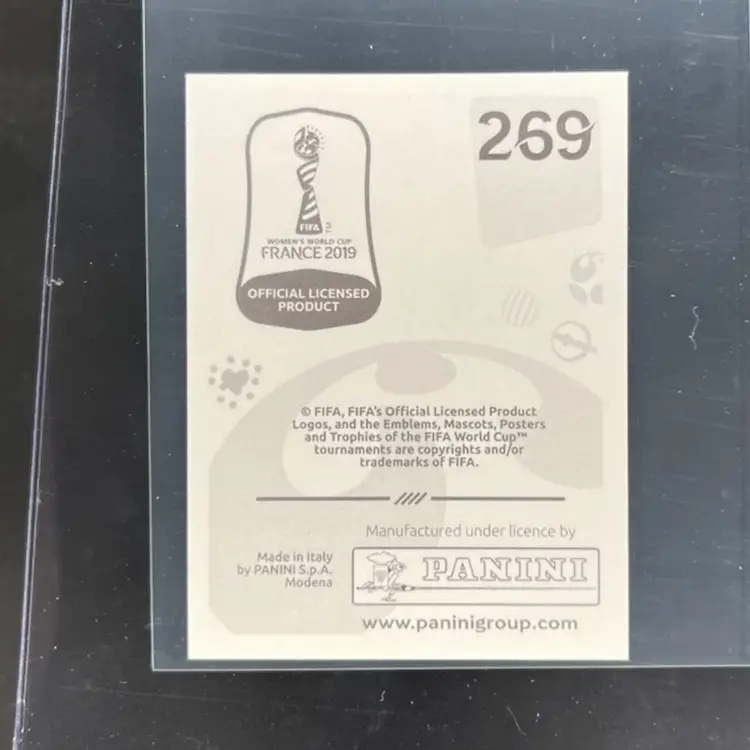 Ellen White 2019 Panini Women’s World Cup Sticker England Soccer Card