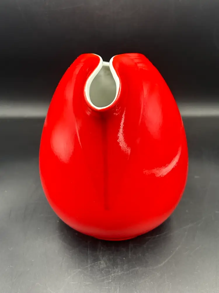 Vintage Large Red Hall USA Ceramic Pitcher