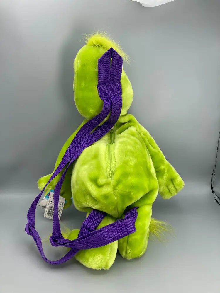 The Grinch Dr Seuss Plush Backpack 1998 NWT - Vintage