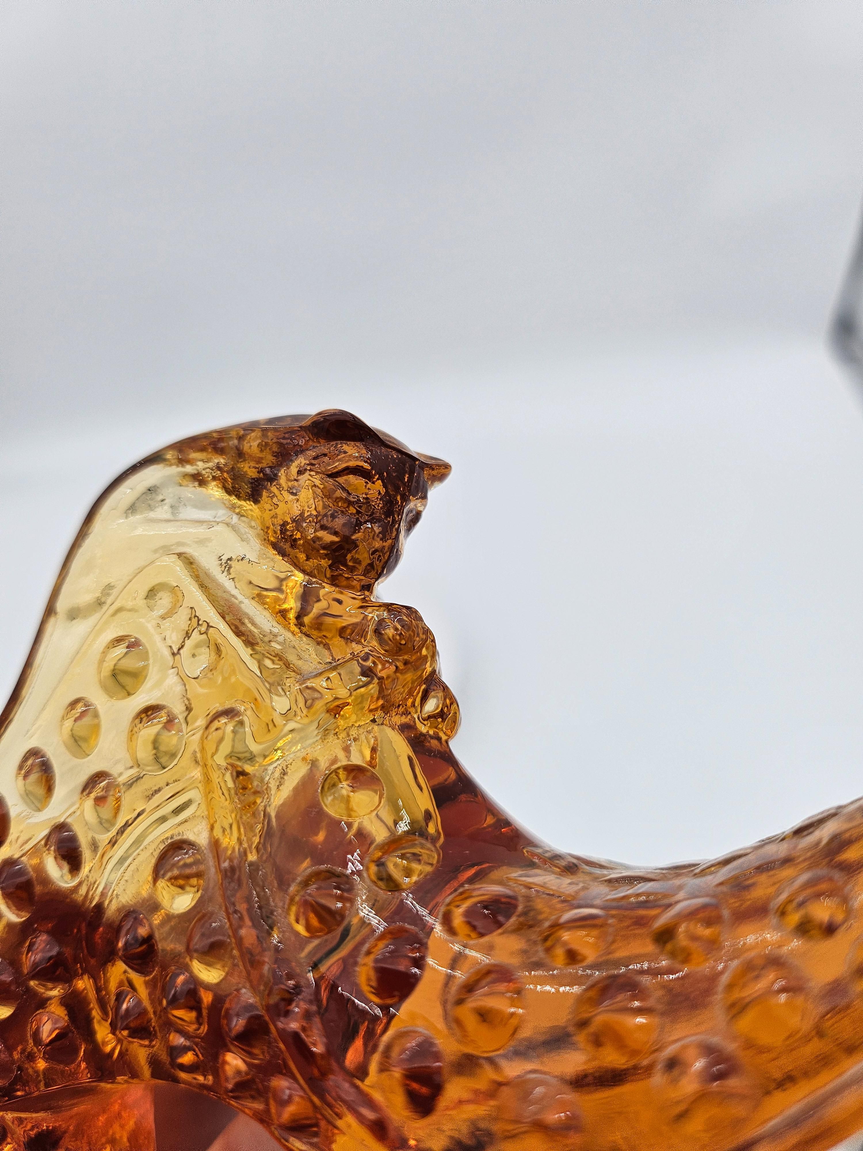 1950代製 FENTON フェントン キャットシューズ 靴 ホブネイル Vintage FENTON BLUE Hobnail Glass Shoe With Cats Head