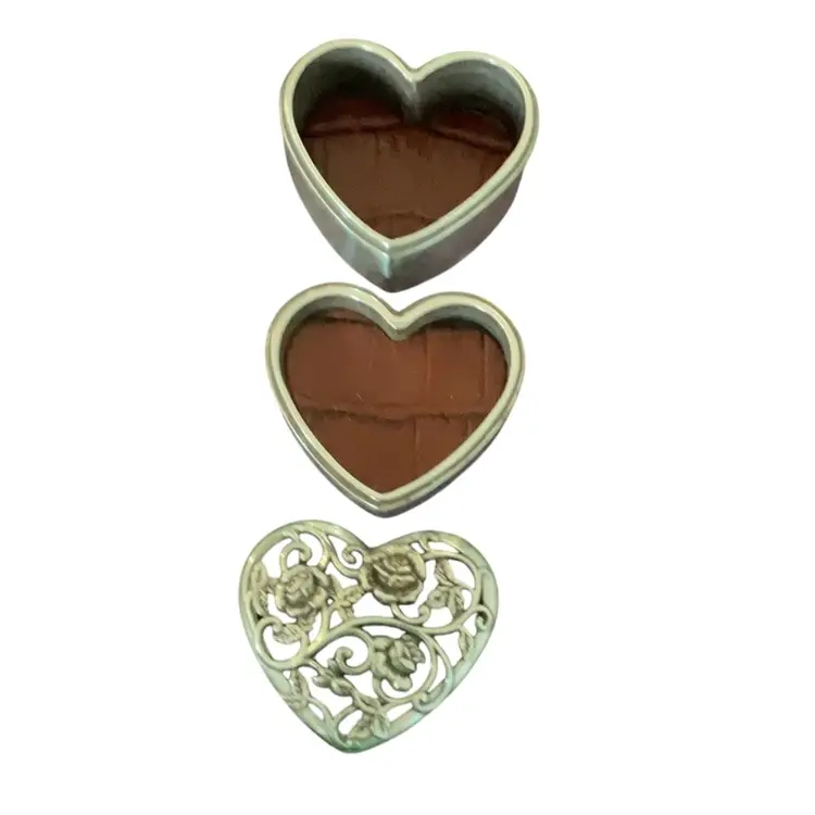 Brighton 3 Tray Heart Trinket Box