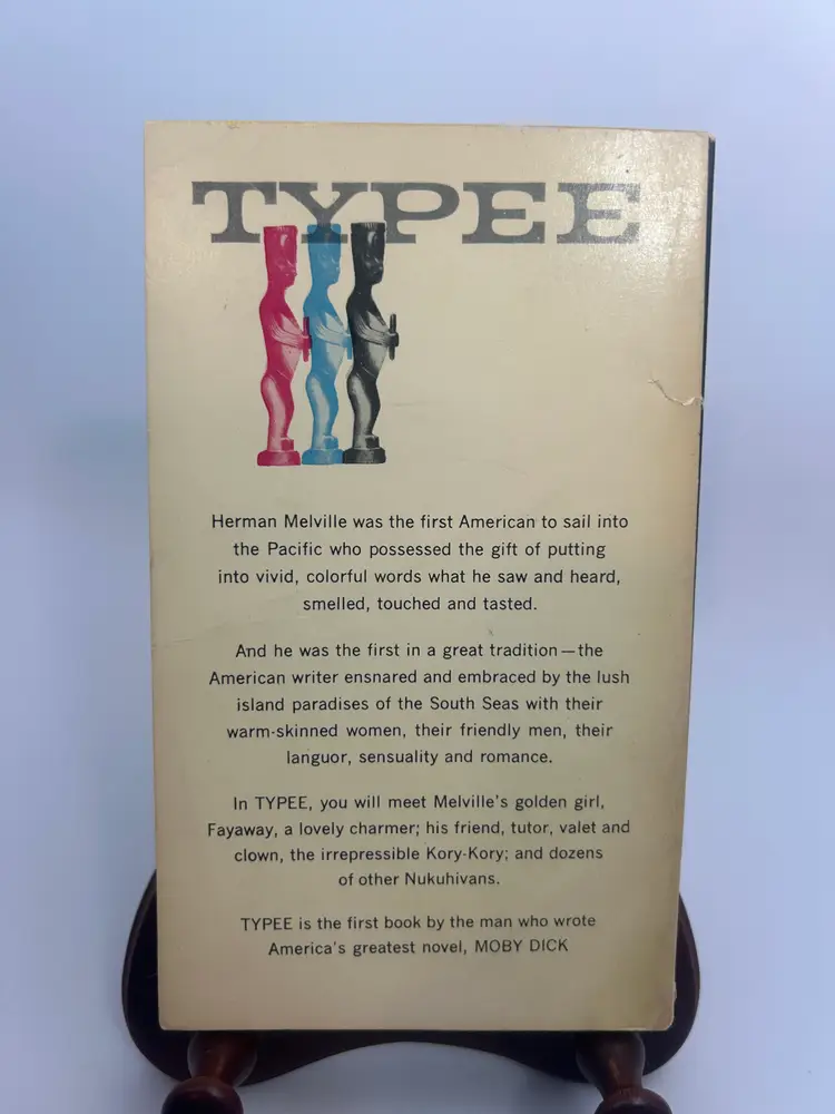 Vintage 'Typee' By Herman Melville Paperback Bantam Books 1958