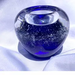 Royal Limited Polish Crystal Cobalt Blue Votive