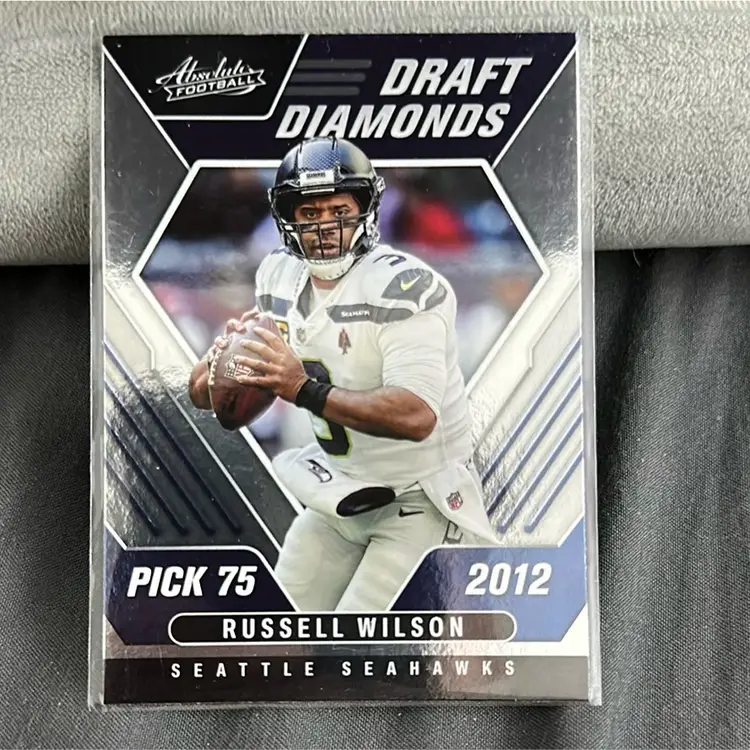 Russell Wilson 2022 Panini Absolute Football {Draft Diamonds} #DD-1 - Seahawks