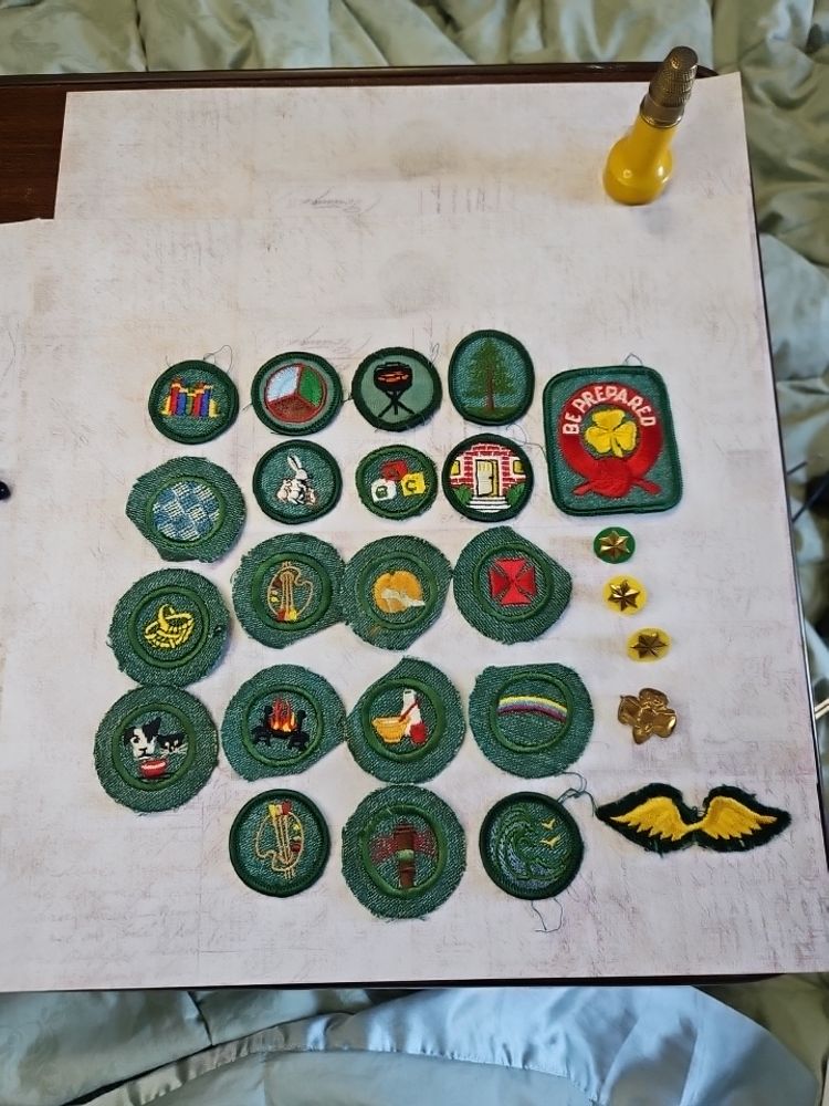 Vintage 1950's Girl Scout Badge Lot
