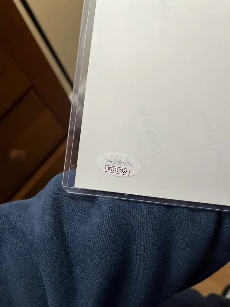 Bayley Signed Photo JSA Certified