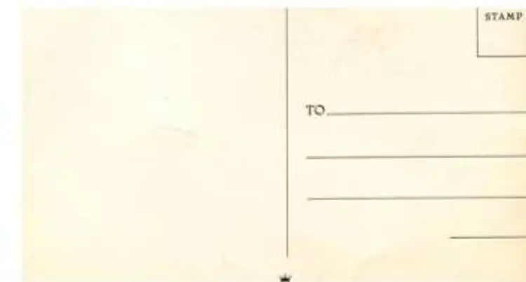 Hallmark Christmas Post Card People Waiting For Train Merry Christmas