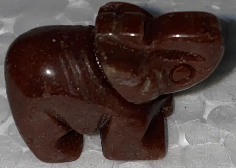 25% Off  Carved Stone Elephant  🐘 Front And Back Photos (was $6) 1" X .5"