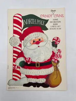 #13 Vintage Ambassador Christmas Perforated Paper Santa Claus Decorations