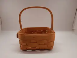 2002 Longaberger square basket with handle