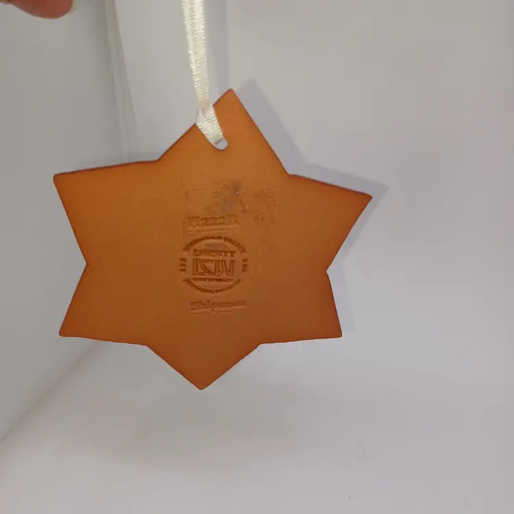 Henry Ford Museum Gingerbread Cookie Style Ornament Iced Star 4.5 in