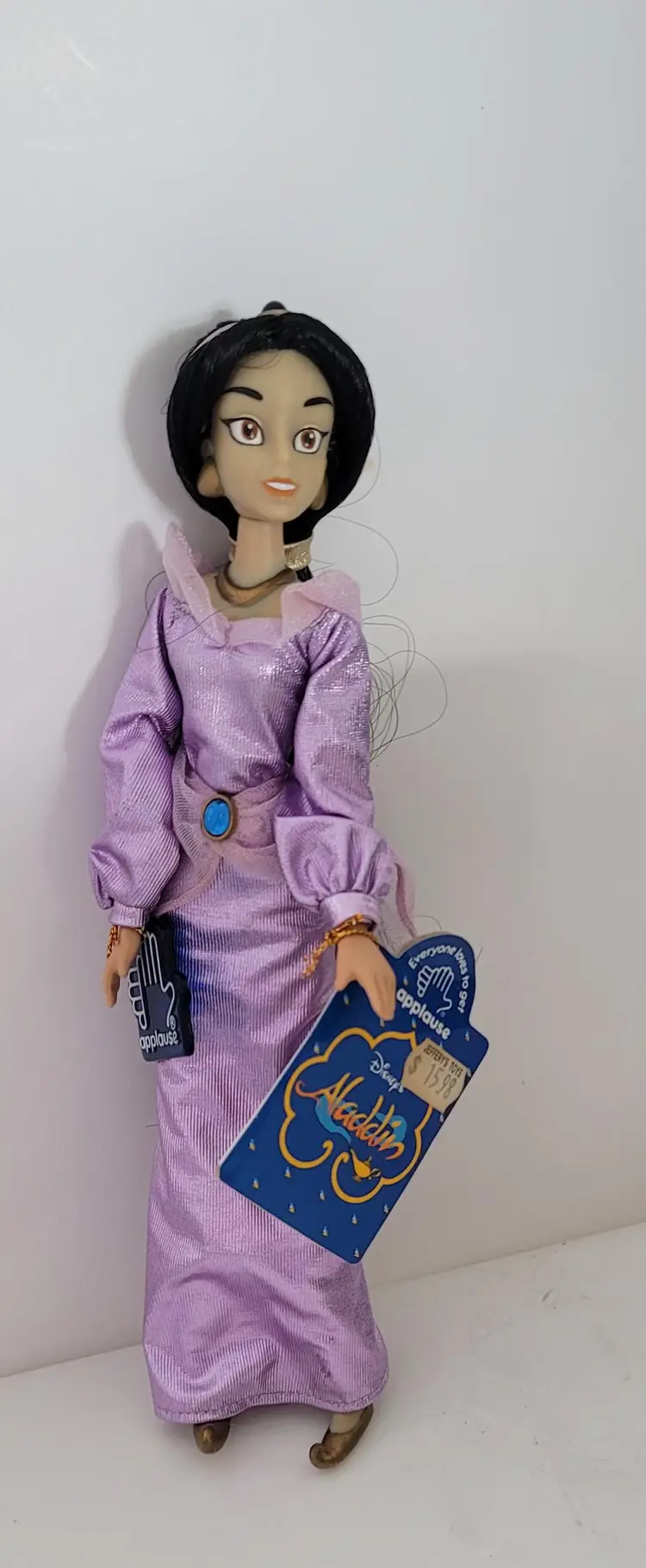 Disney's 1992 VINTAGE NWT Aladdin Applause "Jasmine" Plush/Vinyl Doll DISNEY...