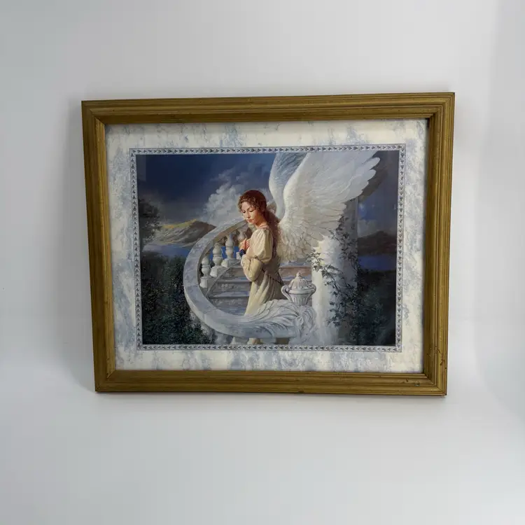 LTD. 1996 Edward Tadiello Radiant Angle Framed Wall Decor (Signed Print) Large