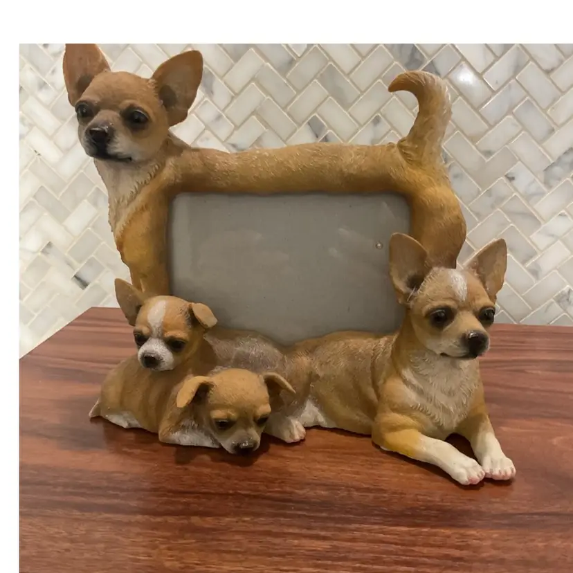 Chihuahua Resin Picture Frame