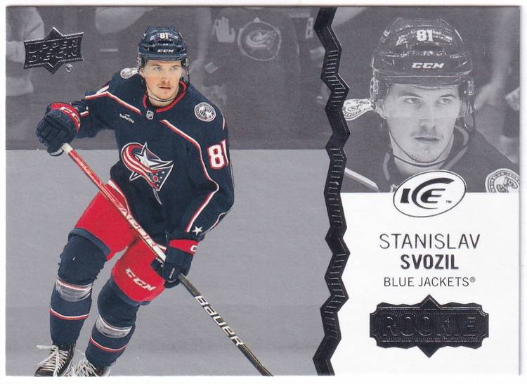 2023-24 Upper Deck Ice #102 Stanislav Svozil RC Columbus Blue Jackets Hockey Card