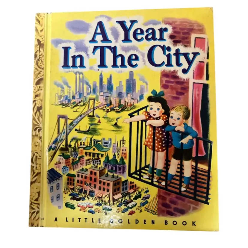 1948 A Little Golden Book “A Year In The City” Children’s Book