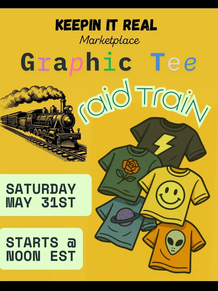 Graphic T raid train 