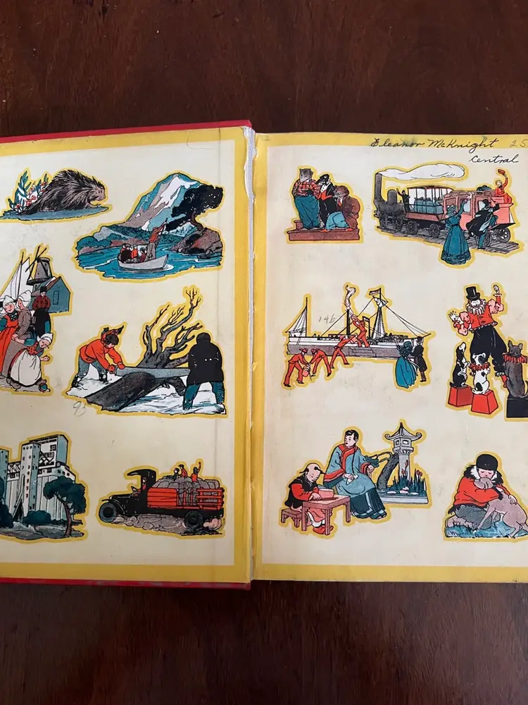 1938 Childrens Reader- GREAT graphics!!