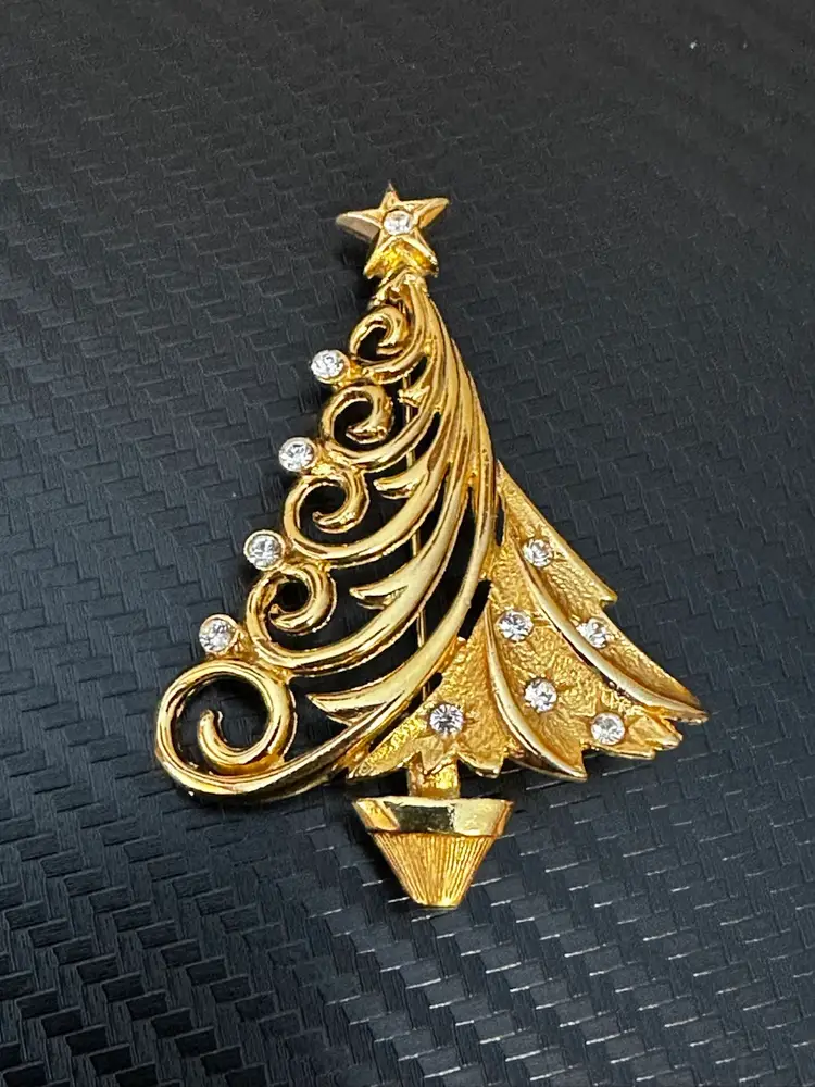 JJ Goldstone Tree Brooch